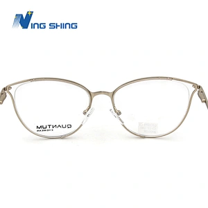 2020 New Arrival Glasses Optical Frame Half Fra Metal Frame Half Rim Designer Clear Lens Eye Glasses Frame oem eyeglasses frames