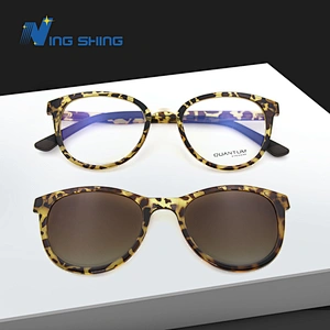 2019New model optica frame spectacles frame magnetic clip-on optics frames occhiali sunglasses occhiali da vista