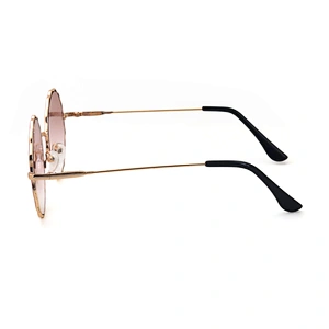 Custom Logo Security Custom Logo Womens Fashion Vintage Vogue Metal Sunglasses