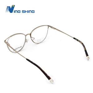 2020 New Arrival Glasses Optical Frame Half Fra Metal Frame Half Rim Designer Clear Lens Eye Glasses Frame oem eyeglasses frames