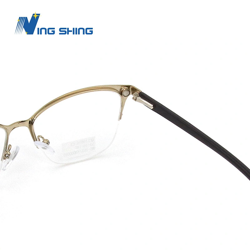 NingShing new arrival metal half rim optical frames sunglasses magnetic Clip On frame eyewear eyeglasses