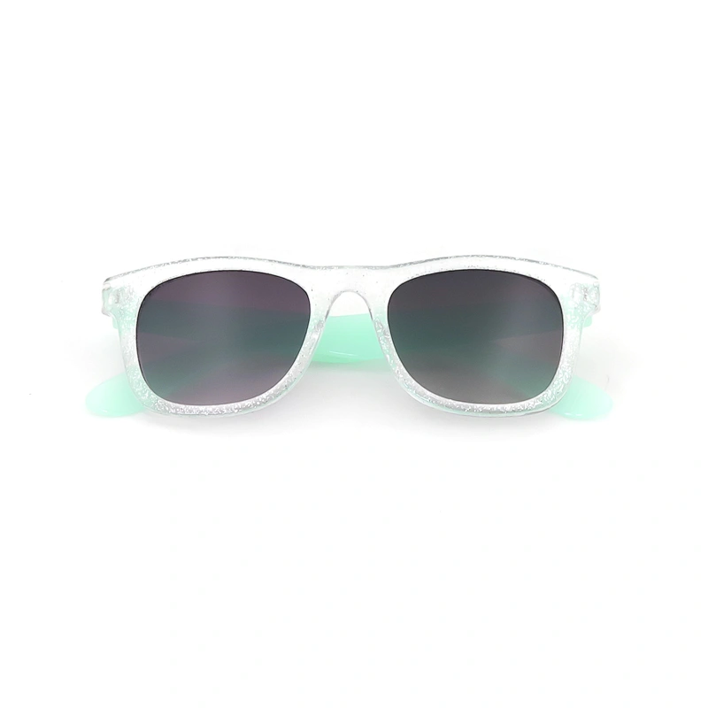 Multicolored Kids Plastic Square Uv Sunglasses Sun Glasses for Girls