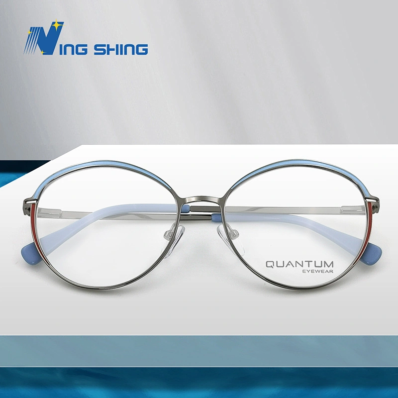 2020 New Arrival Glasses Optical Frame Half Fra Metal Frame Half Rim Designer Clear Lens Eye Glasses Frame oem eyeglasses frames