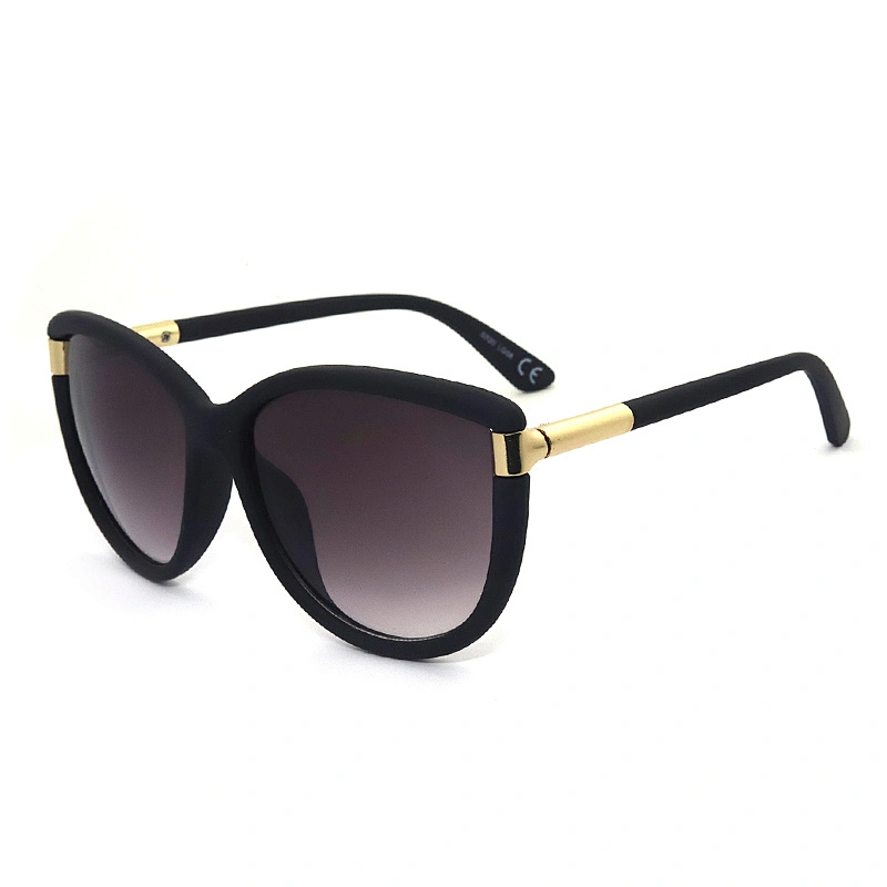2020 New arrival Fashion eyeglasses rubber frames Ladies Sunglass plastic & brass frame and coated lens