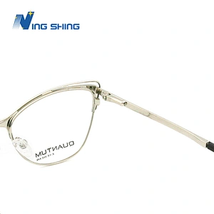 2020 New Arrival Glasses Optical Frame Half Fra Metal Frame Half Rim Designer Clear Lens Eye Glasses Frame oem eyeglasses frames
