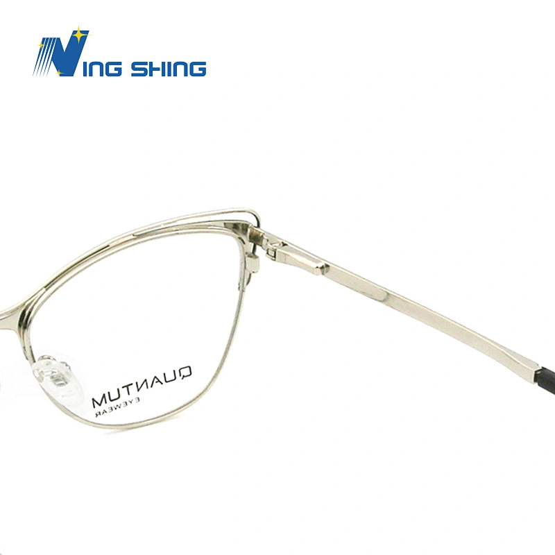 2020 New Arrival Glasses Optical Frame Half Fra Metal Frame Half Rim Designer Clear Lens Eye Glasses Frame oem eyeglasses frames