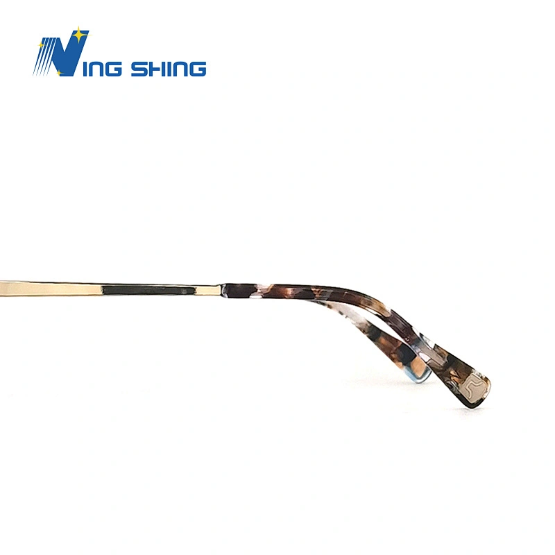 2019 NEW design Individual character color matching eyewear Fine lines  spectacle frame  Alloy Carve optical  glasses colorful