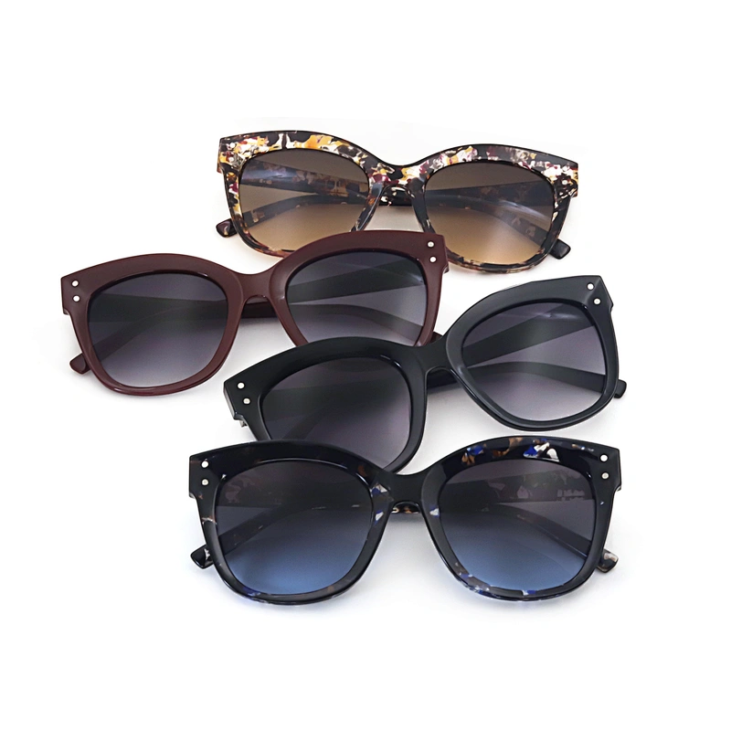 The Best Selling Fashion Custom Wholesale Retro Plastic Square Mens Sunglasses