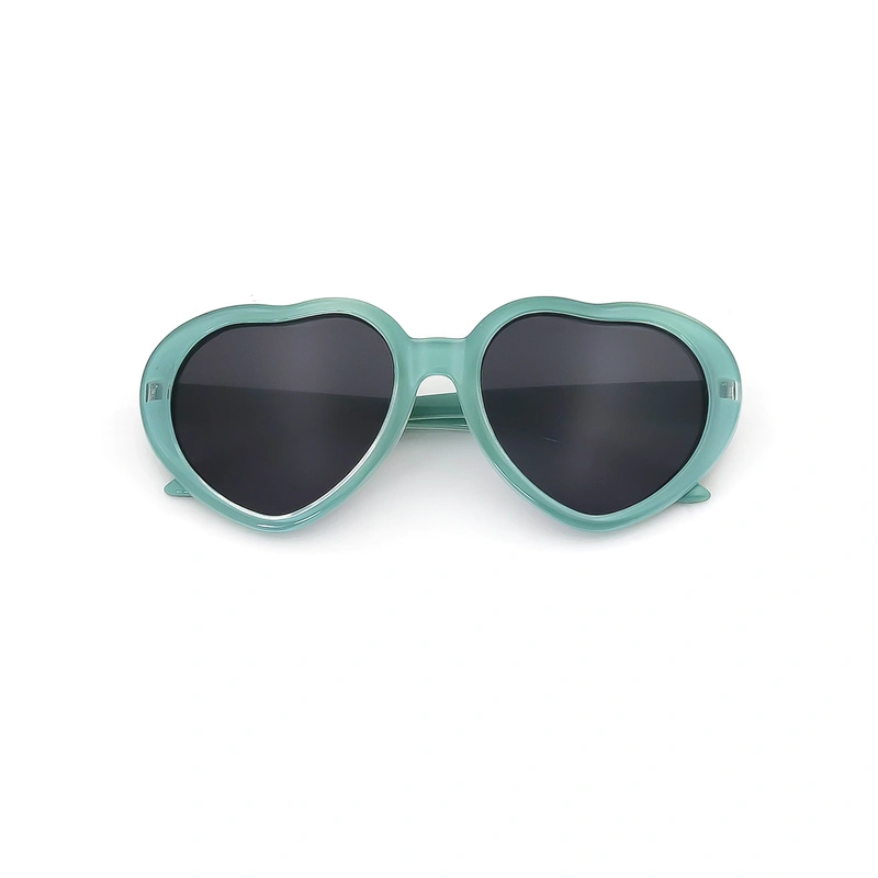 High Quality Kids Promotional Trendy Plastic Heart Sunglasses Sun Glasses