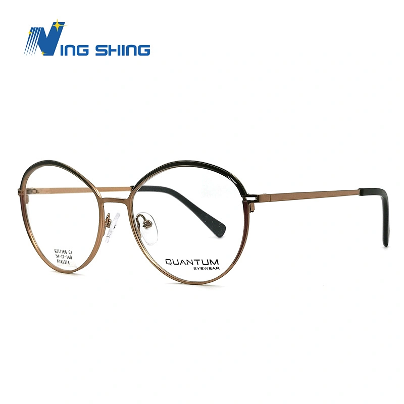 2020 New Arrival Glasses Optical Frame Half Fra Metal Frame Half Rim Designer Clear Lens Eye Glasses Frame oem eyeglasses frames