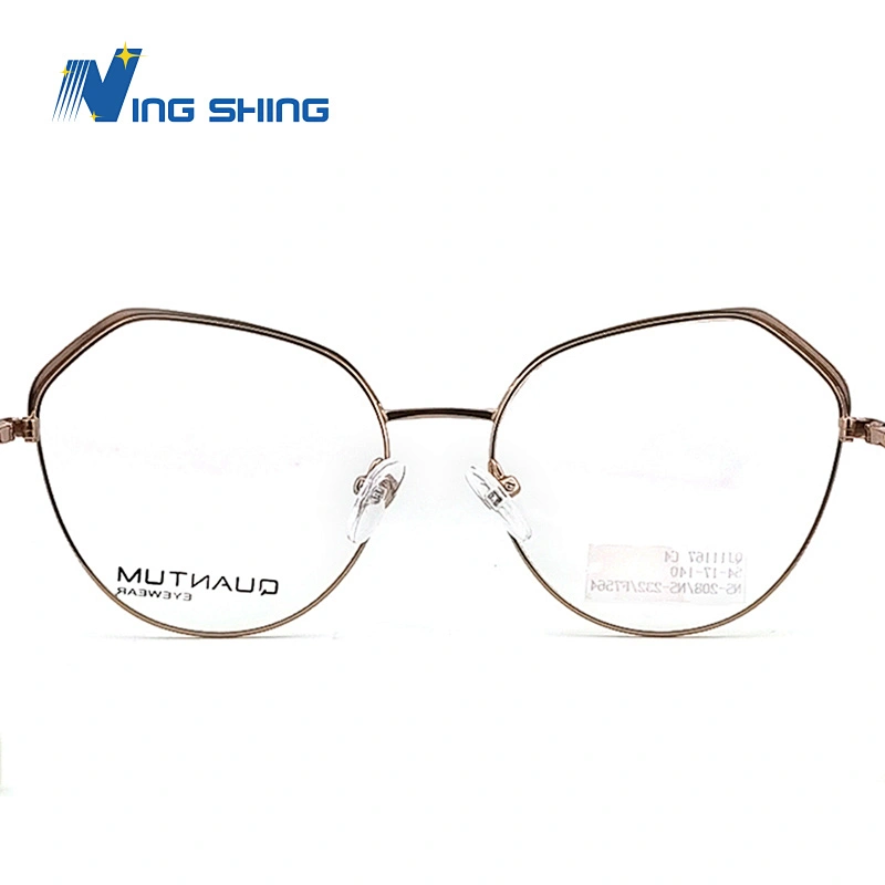 2020 New Arrival Glasses Optical Frame Half Fra Metal Frame Half Rim Designer Clear Lens Eye Glasses Frame oem eyeglasses frames