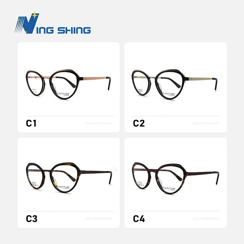 New Arrival Glasses Optical Frame Half Fra Metal Frame Half Rim Designer Clear Lens Eye Glasses Frame oem eyeglasses frames