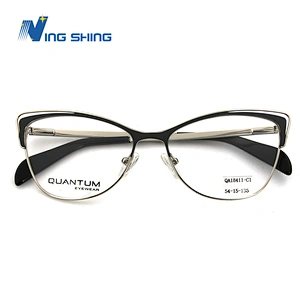 2020 New Arrival Glasses Optical Frame Half Fra Metal Frame Half Rim Designer Clear Lens Eye Glasses Frame oem eyeglasses frames