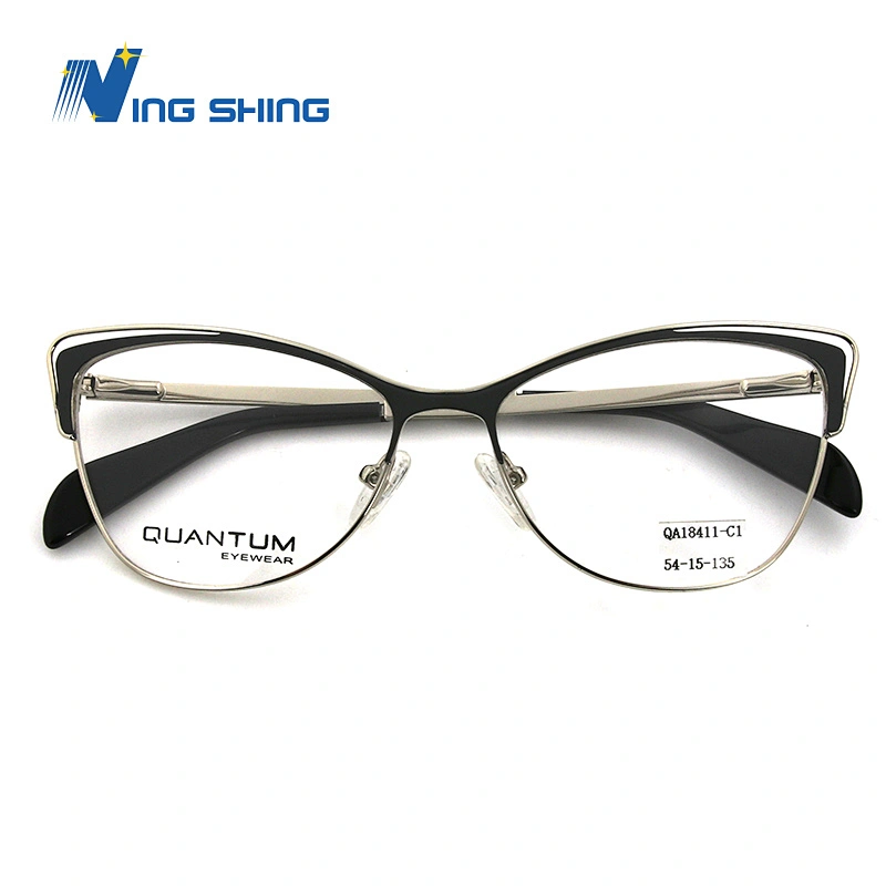 2020 New Arrival Glasses Optical Frame Half Fra Metal Frame Half Rim Designer Clear Lens Eye Glasses Frame oem eyeglasses frames
