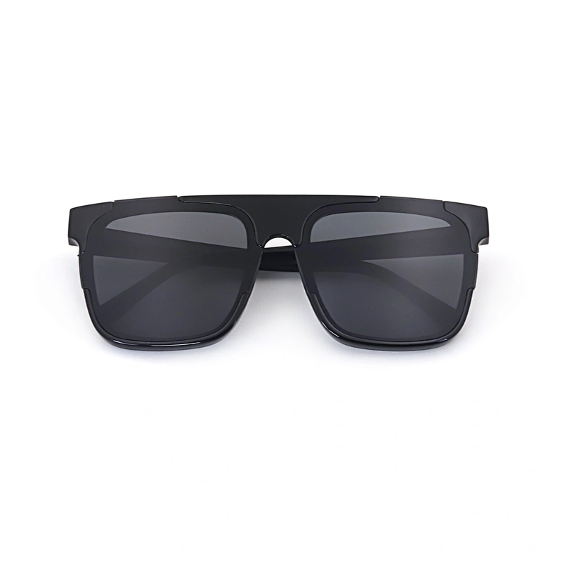 New Style Security High Quality Oversize Frame Pc Women Plastic Rectangle Sunglasses