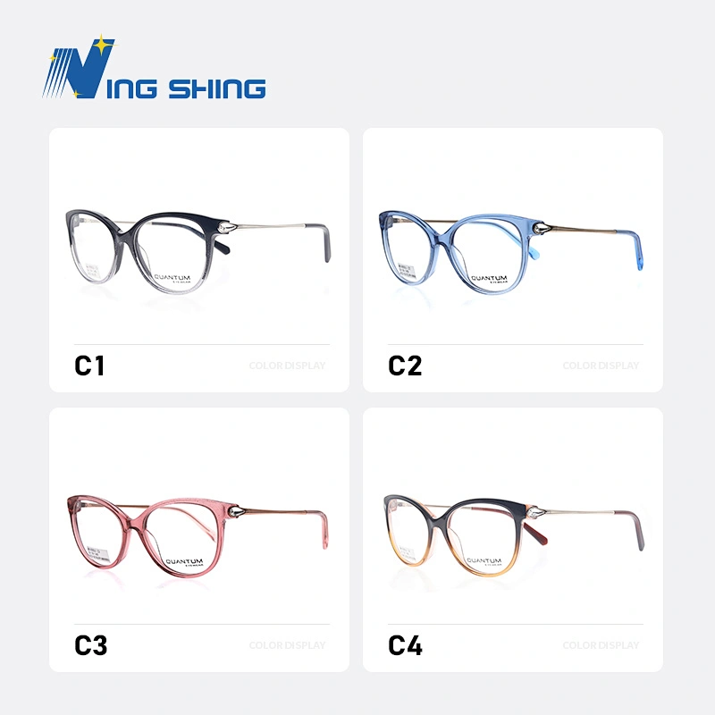 2019 NEW design eyewear for women color matching spectacle frame  Acetate Carve optical  glasses