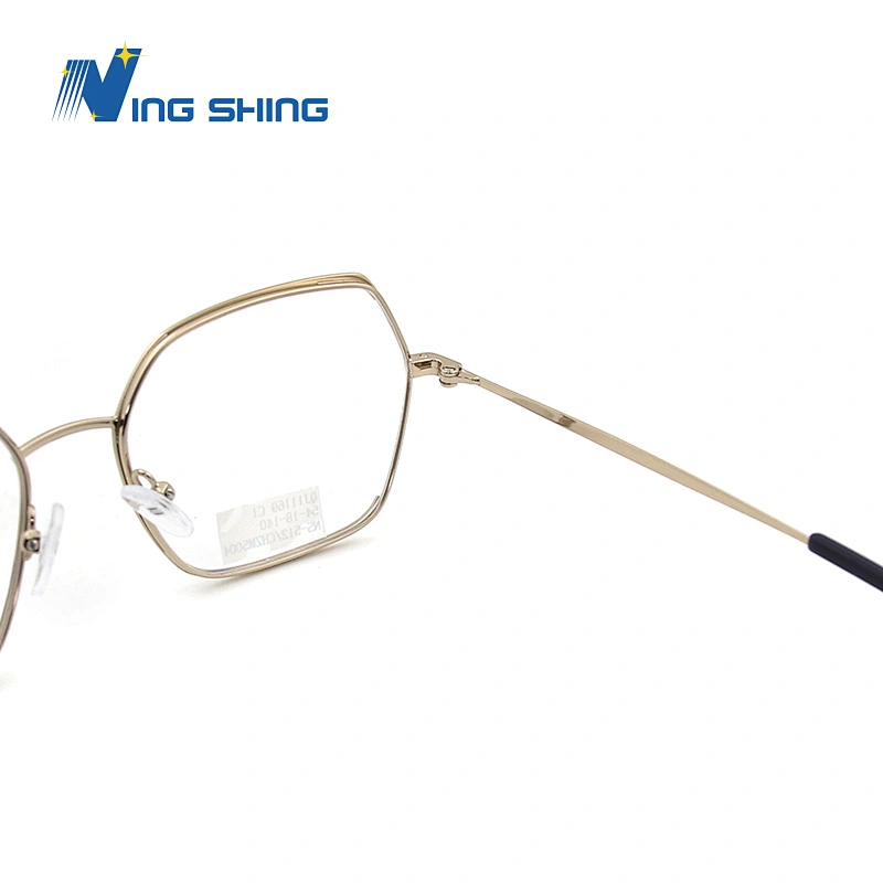 2020 New Arrival Glasses Optical Frame Half Fra Metal Frame Half Rim Designer Clear Lens Eye Glasses Frame oem eyeglasses frames