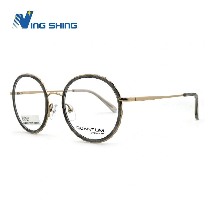 2019 NEW design Individual character Corrugated shape eyewear Fine lines  spectacle frame  ultrafine Carve glasses colorful