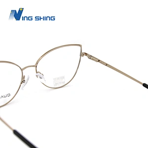 2020 New Arrival Glasses Optical Frame Half Fra Metal Frame Half Rim Designer Clear Lens Eye Glasses Frame oem eyeglasses frames