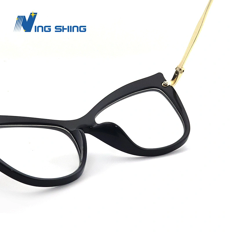 2020 New arrival eyewear eyeglasses Fashion sunglass  plastic & brass frame and AC lens Ladies eyeglasses frames