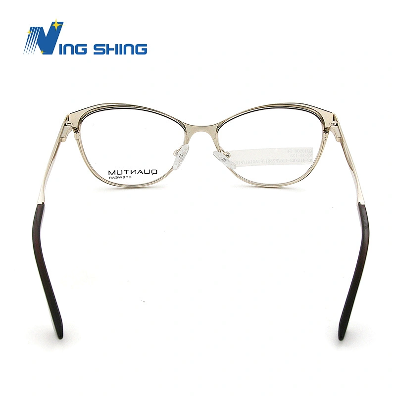 New Arrival eyeglasses Optical Frame Half Metal Frame Half Rim Designer Clear Lens Glasses Frame oem eyewear