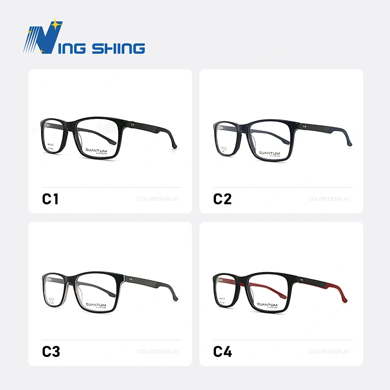 NINGSHING NEW design marbling eyeglass frame men acetate spectacle frame  Acetate Carve optical  glasses spectacle frames china