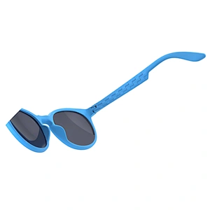 Own Brand Fashionable Wholesale Pixel Custom Round Shape Kid Sunglasses