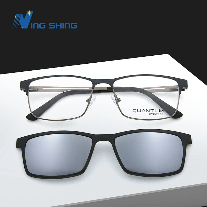 NingShing Magnetic Clip On optical frames eyewear spectacle quick fast change sunglasses polarized  anti blue ray