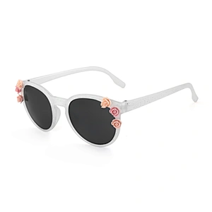 Novelty Style Multiple Uv400 Flexible Sustainable Round Kid Sunglasses