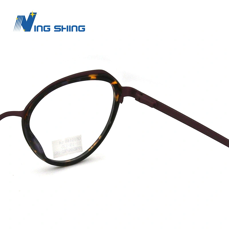 New Arrival Glasses Optical Frame Half Fra Metal Frame Half Rim Designer Clear Lens Eye Glasses Frame oem eyeglasses frames