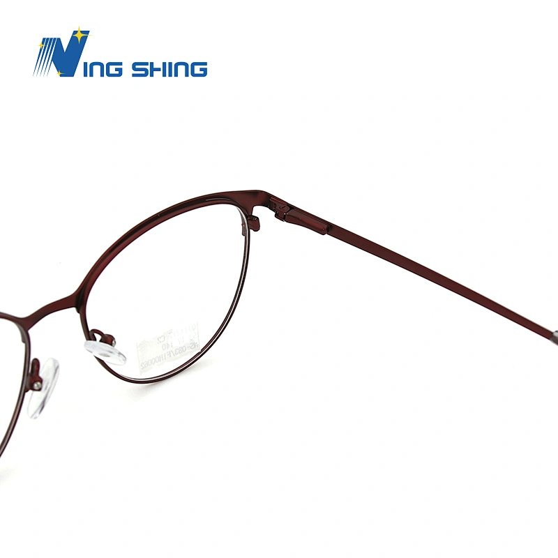 2020 New Arrival Glasses Optical Frame Half Fra Metal Frame Half Rim Designer Clear Lens Eye Glasses Frame oem eyeglasses frames