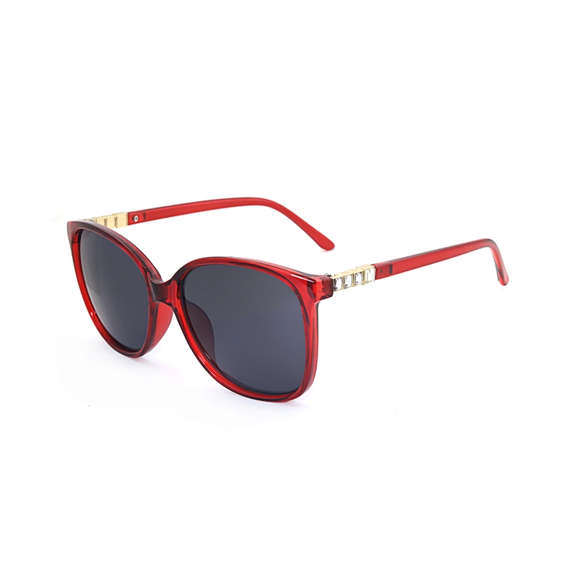 Ins Style New Fashionable Retro Channel Bling Plastic Frame Sunglasses for Women