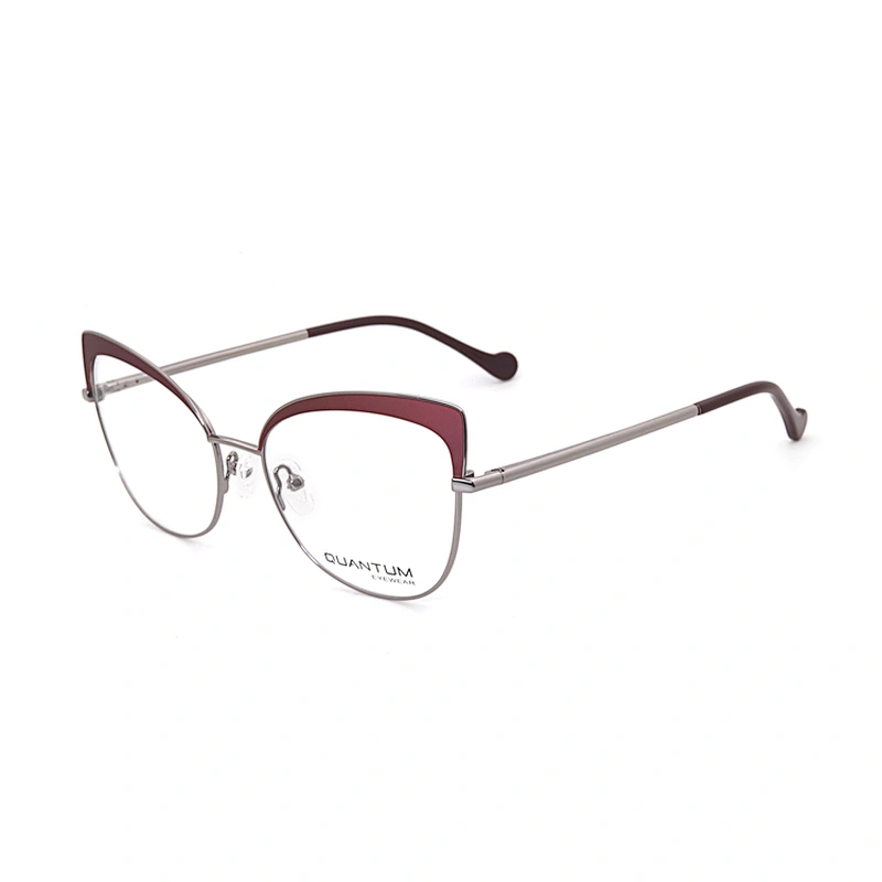 Multicolored Cheap Metal Frame Eye Glasses Optical Eyeglasses for Women
