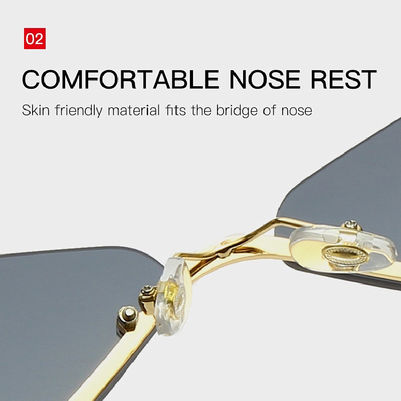 Individual sunglasses men and women in Europe and the United States trend dazzle street sunglasses hot selling glasses
