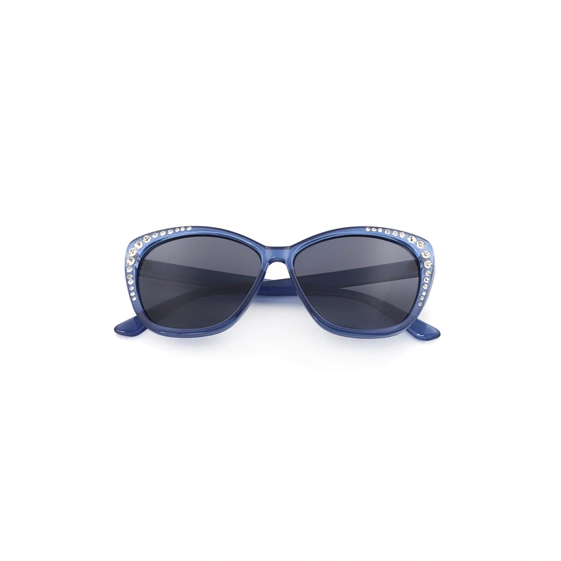 Wholesale Custom Fashion Trendy Uv400 Women Plastic Frame Sunglasses