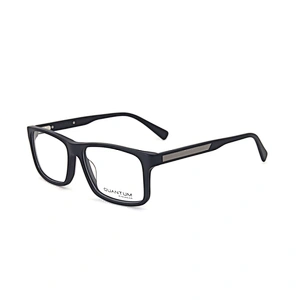 Man Retro Black Acetate Frame Optical Eyeglasses Eye Glasses