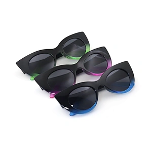 New Products Wholesale Children Kids Plastic Cat Eye Uv400 Sunglasses