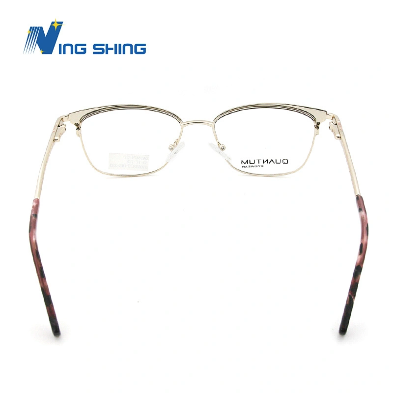 2020 New Arrival Glasses Optical Frame Half Fra Metal Frame Half Rim Designer Clear Lens Eye Glasses Frame oem eyeglasses frames