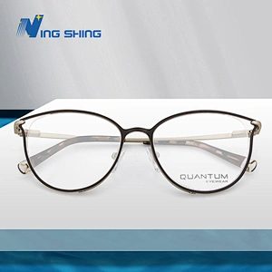 2020 New Arrival Glasses Optical Frame Half Fra Metal Frame Half Rim Designer Clear Lens Eye Glasses Frame oem eyeglasses frames