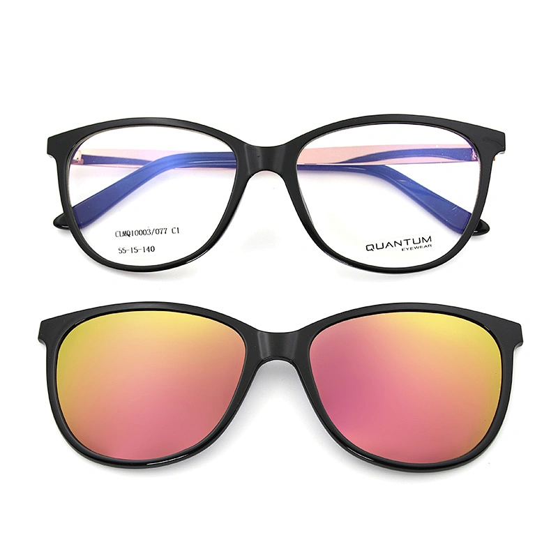 2020 New model optica frame spectacles frame magnetic clip-on optical frames
