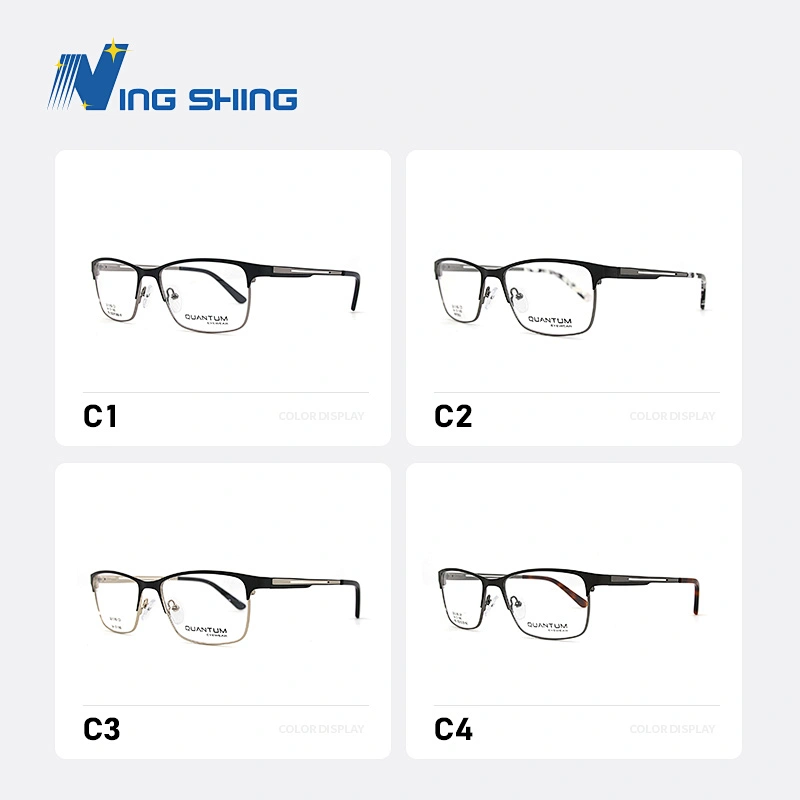 2020 New Arrival Glasses Optical Frame Half Fra Metal Frame Half Rim Designer Clear Lens Eye Glasses Frame oem eyeglasses frames