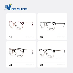 2019 New Arrival Spectacle Metal Frames Exquisite business ladies Women Computer Glasses Frame
