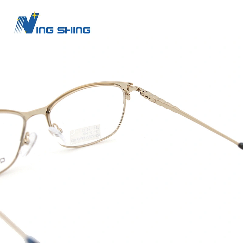 2020 New Arrival Glasses Optical Frame Half Fra Metal Frame Half Rim Designer Clear Lens Eye Glasses Frame oem eyeglasses frames