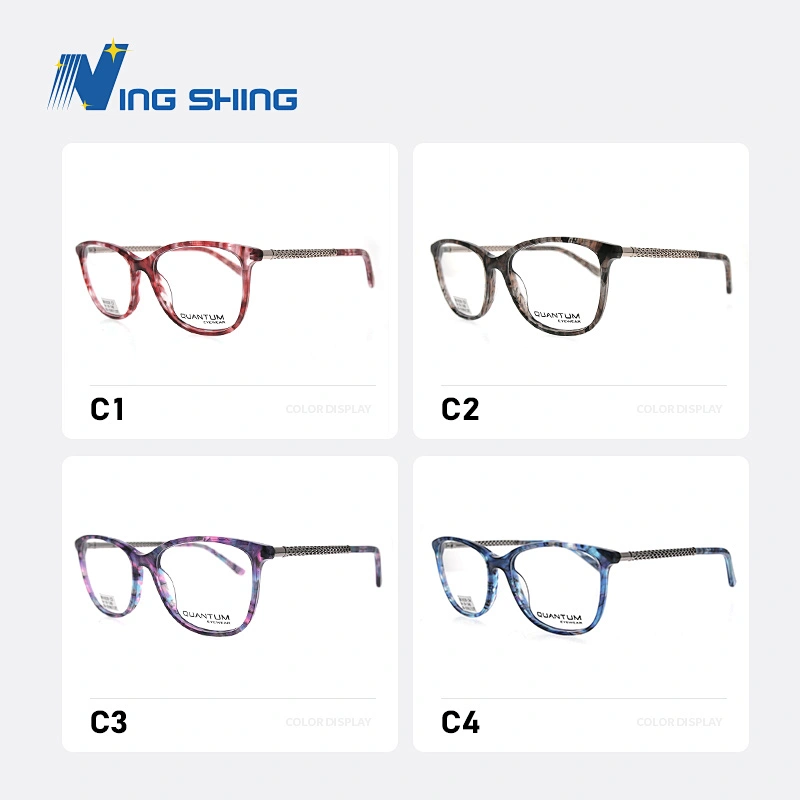 2019 NEW design eyewear for women color matching spectacle frame  Acetate Carve optical  glasses