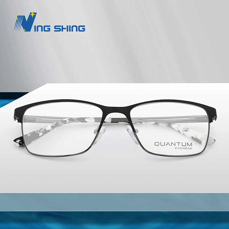 2020 New Arrival Glasses Optical Frame Half Fra Metal Frame Half Rim Designer Clear Lens Eye Glasses Frame oem eyeglasses frames