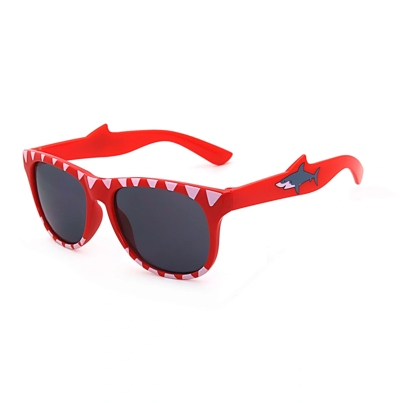 High Quality Popular Custom New Style Boys with Case Cool Kids Sunglasses