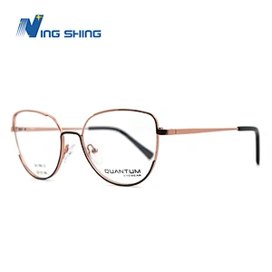 2020 New Arrival Glasses Optical Frame Half Fra Metal Frame Half Rim Designer Clear Lens Eye Glasses Frame oem eyeglasses frames