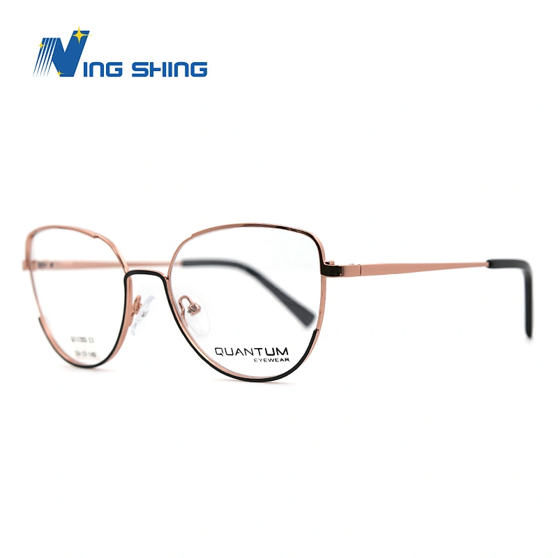 2020 New Arrival Glasses Optical Frame Half Fra Metal Frame Half Rim Designer Clear Lens Eye Glasses Frame oem eyeglasses frames