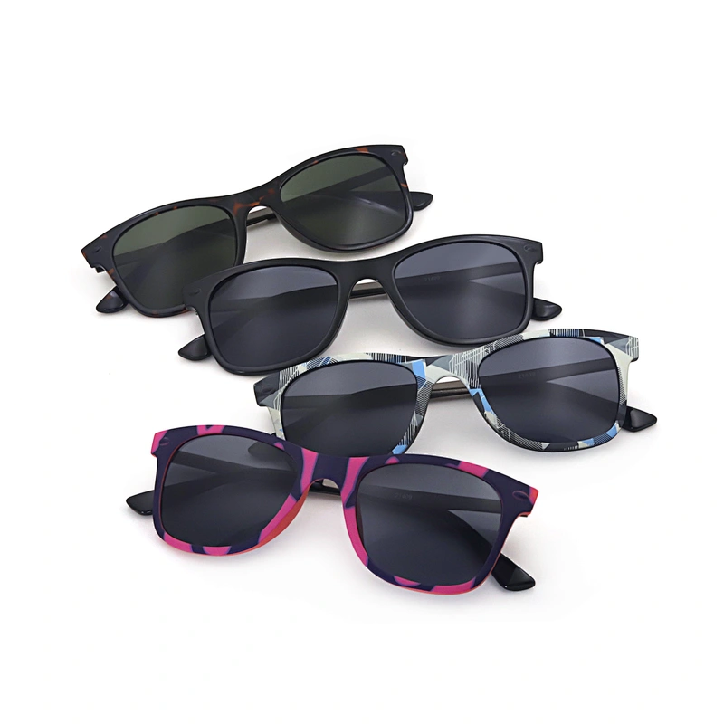 New Style Security Custom Wholesale Colored Oversized  Plastic Women Sunglasses
