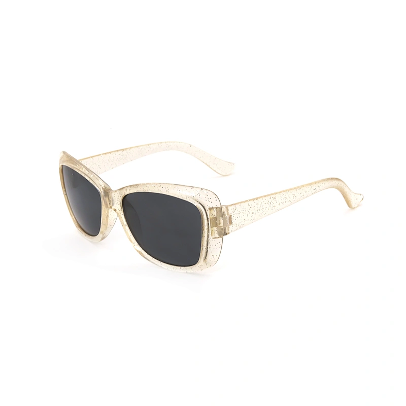 High Quality Fashion Custom Kid Thick Temple Square Plastic Uv400 Sunglasses